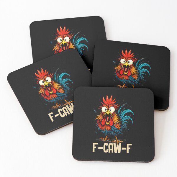 Aperçu de l'œuvre F Caw F Coq Fcawf L'homme qui murmure à l'oreille des poulets Fawk Off créée et vendue par JotarO1xkio.