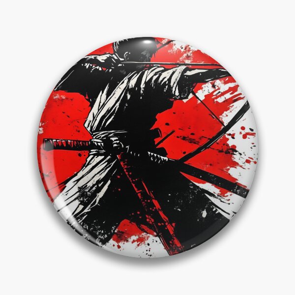 Item preview, Red Black Samurai Archer Splash Art designed and sold by Lineer22.
