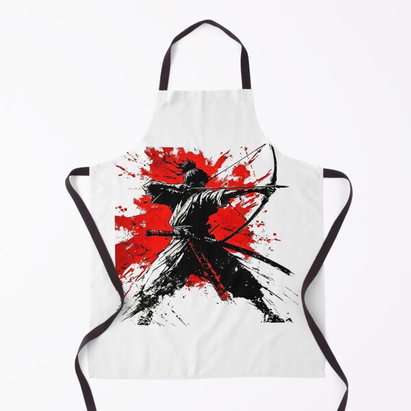Item preview, Red Black Samurai Archer Splash Art designed and sold by Lineer22.