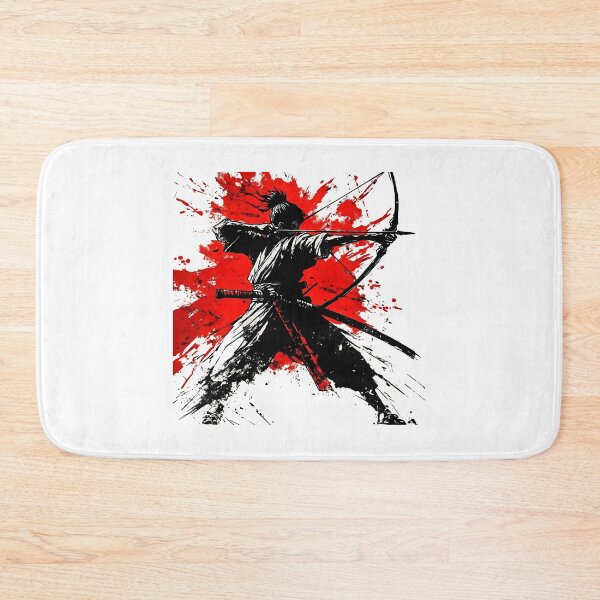 Item preview, Red Black Samurai Archer Splash Art designed and sold by Lineer22.