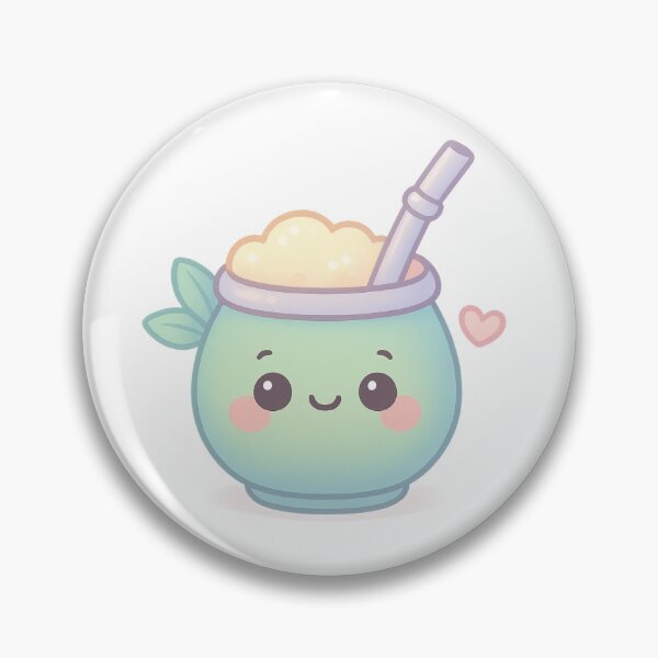 Item preview, Kawaii Pastel Mate – Cute Argentinian Character designed and sold by JDArt.