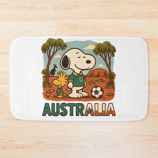 Item preview, Snoopy in Australia – Dog & Bird at Uluru with Flag Shirts designed and sold by Tidal Arts.