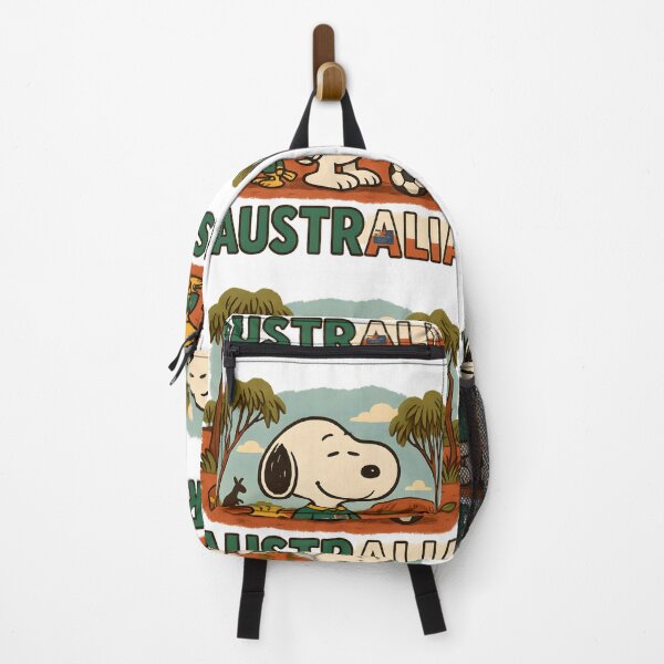 Item preview, Snoopy in Australia – Dog & Bird at Uluru with Flag Shirts designed and sold by Tidal Arts.