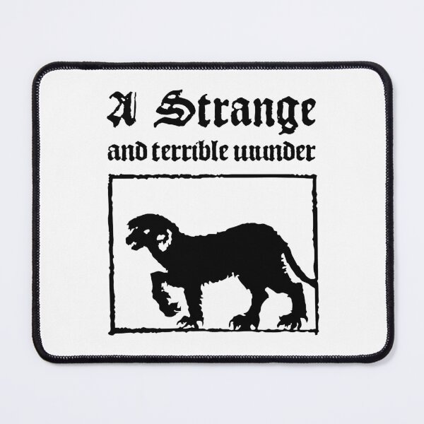 Item preview, Black Shuck "A Strange and Terrible Wonder" - East Anglian Folk Lore (black) designed and sold by Larkwort.