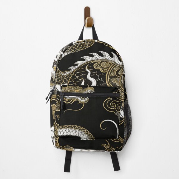 Item preview, Majestic Silver & Gold Chinese Dragon Black Art designed and sold by zzz888.