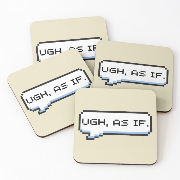Item preview, Ugh, As If Sticker designed and sold by Potato Quality Prints.