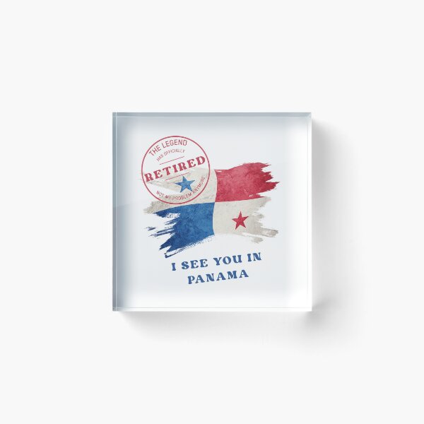 Item preview, Retirement funny design Legend Retired See you in Panama designed and sold by TeeArtWorld.