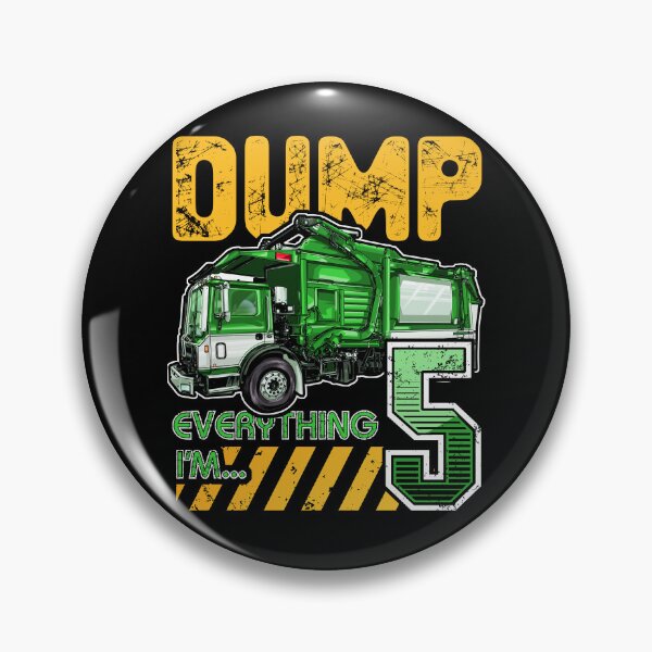 Item preview, Garbage Truck Birthday 5 Funny Trash Truck Party designed and sold by JRRTs.
