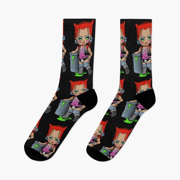 Item preview, Trash Kewpie – Retro Punk Fan Art of “The Return of the Living Dead” designed and sold by Abbyss Lowbrow Art.