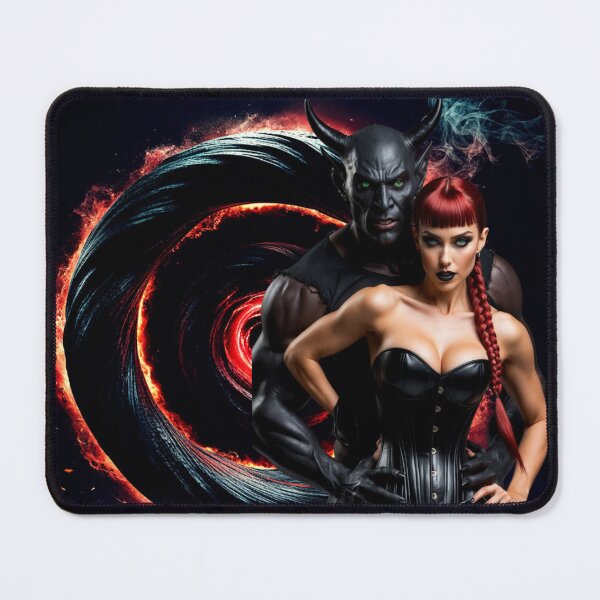 Item preview, demonic lovers – infernal power – dark fantasy art designed and sold by Traumrausch.
