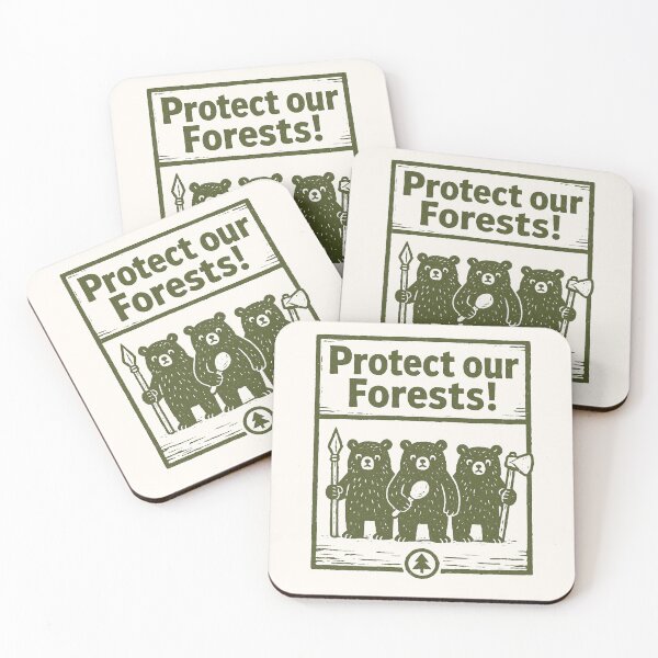 Item preview, Forest Guardians Bear Brigade designed and sold by PrintSmithArt.