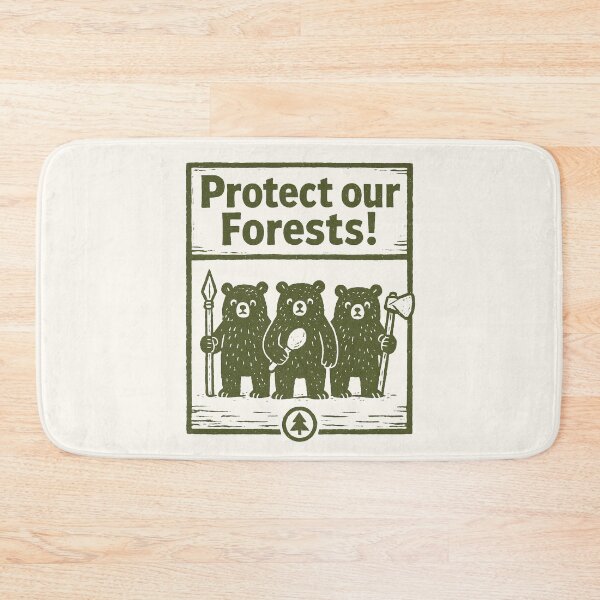 Item preview, Forest Guardians Bear Brigade designed and sold by PrintSmithArt.