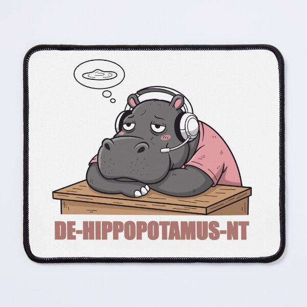 Item preview, Lazy Depressed hippopotamus Listening to Music designed and sold by holywarter.