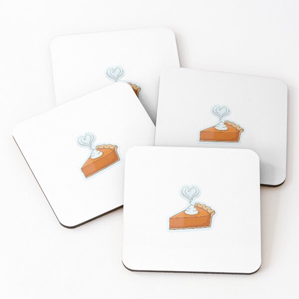 Item preview, A pumpkin pie slice with steam shaped like a heart. designed and sold by STICKERS FOR SALE NOW.