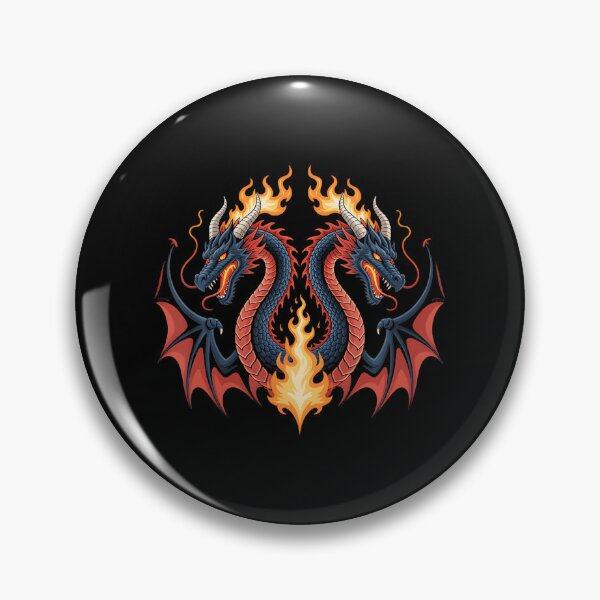 Item preview, Double Dragon With Fire  designed and sold by gtaaa267s.