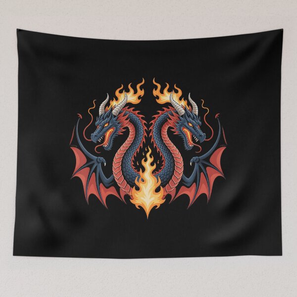 Item preview, Double Dragon With Fire  designed and sold by gtaaa267s.