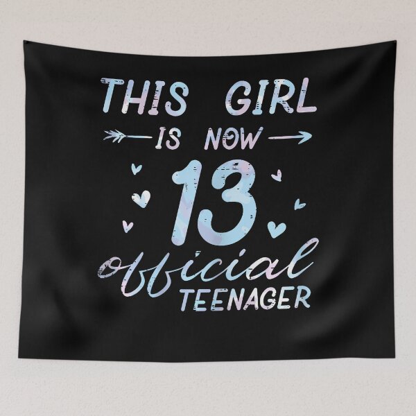 Item preview, This Girl Is Now 13 Official Teenager 13Th Birthday Teens designed and sold by TysonLangosh.