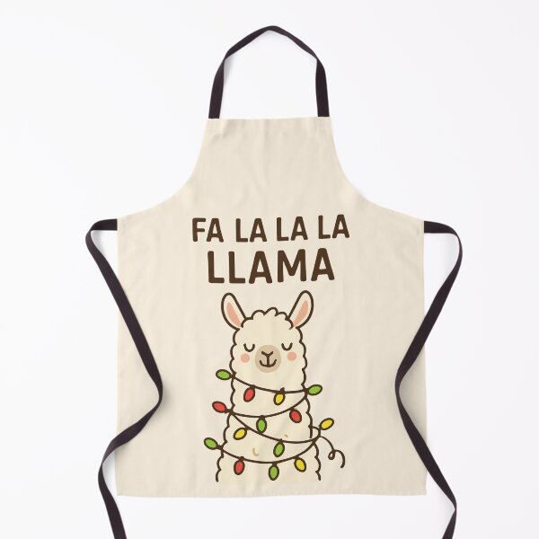Item preview, Fa La La La Llama by Modern Mojo | Cute Christmas Llama Art | Funny Holiday Animal Design designed and sold by Modern-Mojo.
