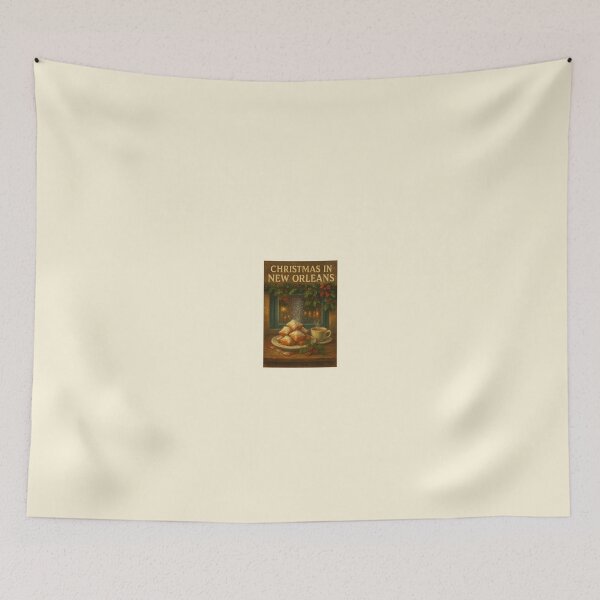 Item preview, Christmas in New Orleans – Beignets & Chocolat Chaud designed and sold by Novel Works Studio.