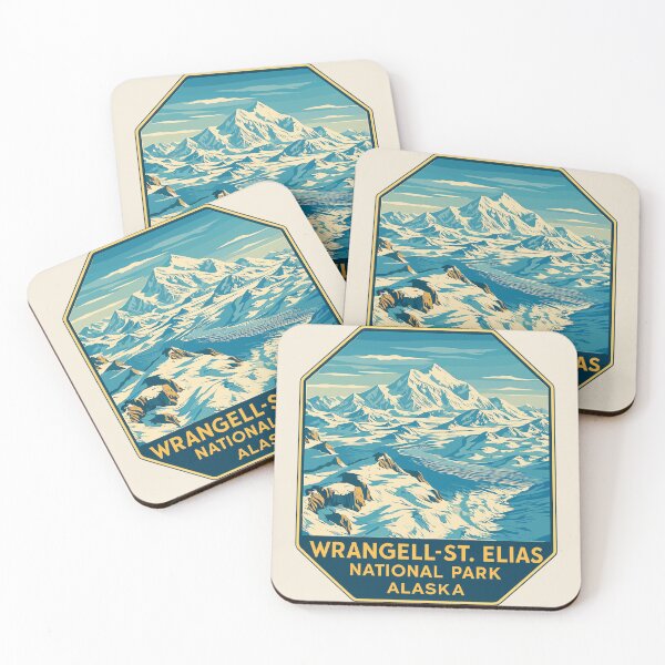 Item preview, Wrangell–St. Elias National Park Sticker designed and sold by Gideon Emmerich.