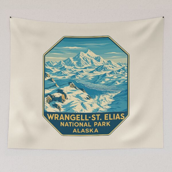 Item preview, Wrangell–St. Elias National Park Sticker designed and sold by Gideon Emmerich.