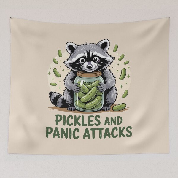 Item preview, Pickles And Panic Attacks designed and sold by SnickerTwist.