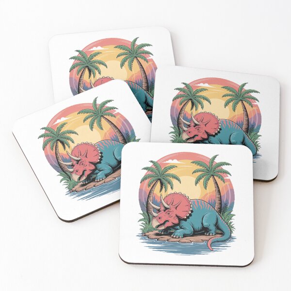 Item preview, Relaxing Triceratops designed and sold by Diesel Drinking Dinosaurs.