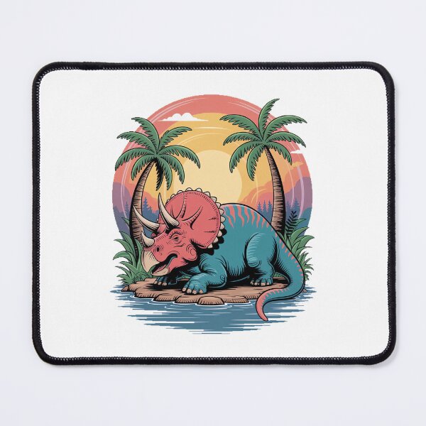Item preview, Relaxing Triceratops designed and sold by Diesel Drinking Dinosaurs.