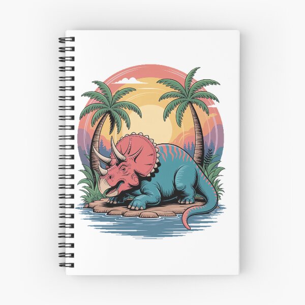 Item preview, Relaxing Triceratops designed and sold by Diesel Drinking Dinosaurs.