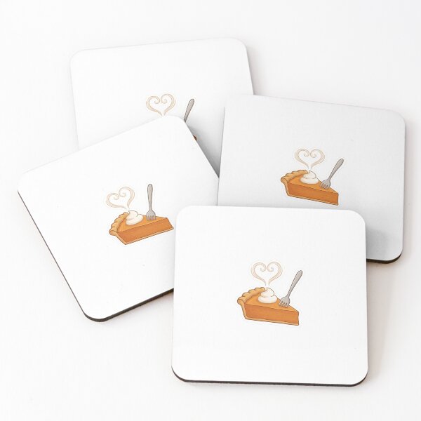 Item preview, A pumpkin pie slice with steam shaped like a heart. designed and sold by STICKERS FOR SALE NOW.