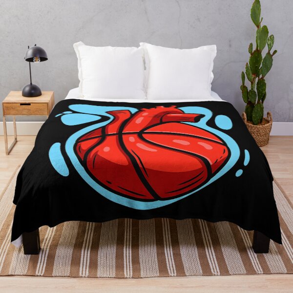 Item preview, Basketball Heart Anatomy Art  Funny Sports Lover Design for Players and Hoopers designed and sold by DrawHandArt.