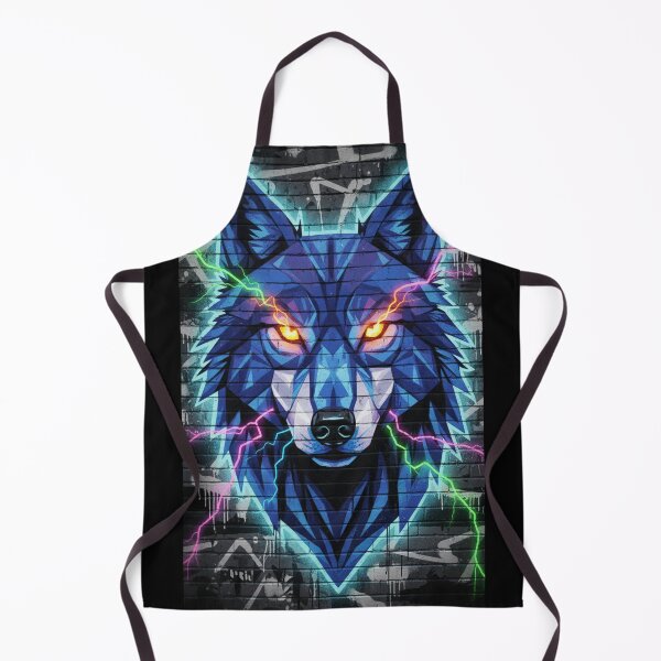 Item preview, Electric Wolf – Neon Eyes Artwork designed and sold by mari0n980.