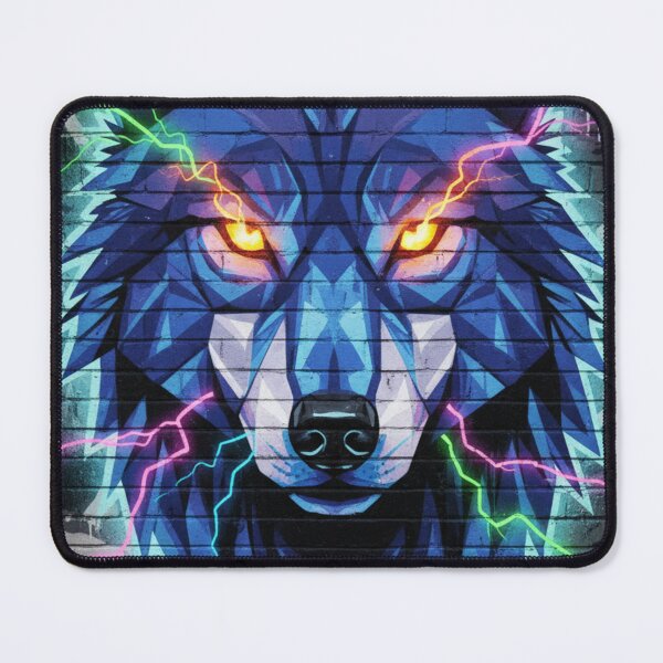 Item preview, Electric Wolf – Neon Eyes Artwork designed and sold by mari0n980.