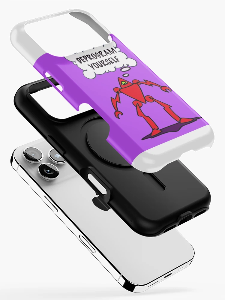 Thumbnail 2 of 4, iPhone Case, DEPROGRAM yourself designed and sold by Rolling Fool London street Art Style .