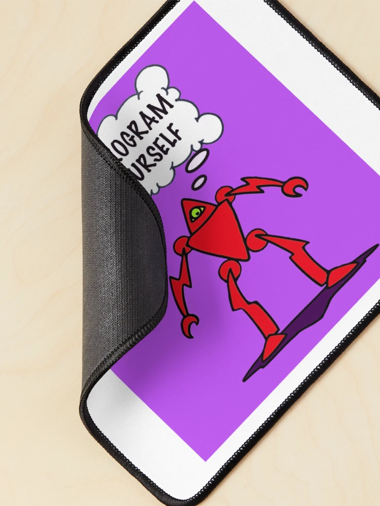 Thumbnail 2 of 5, Mouse Pad, DEPROGRAM yourself designed and sold by Rolling Fool London street Art Style .