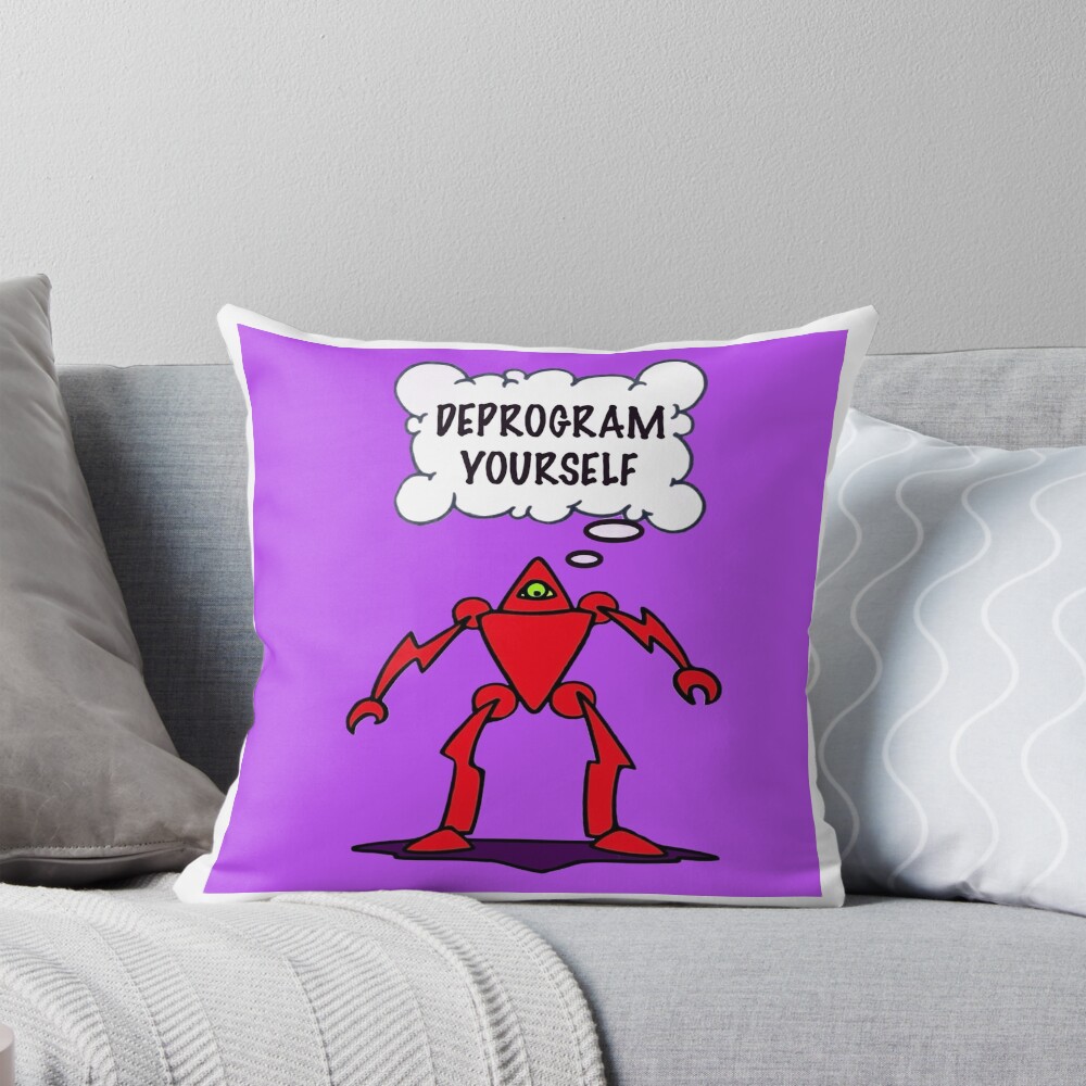 Item preview, Throw Pillow designed and sold by Rollingfool.