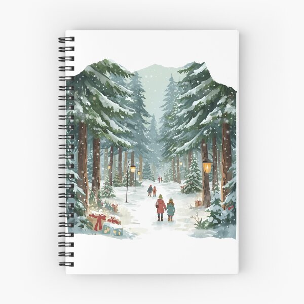Item preview, Winter Forest Walk – Romantic Christmas Trail in the Pines designed and sold by MiszungART.