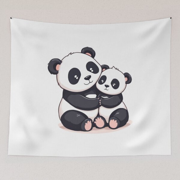 Item preview, Mama Panda & Baby Panda designed and sold by JNTCreator.