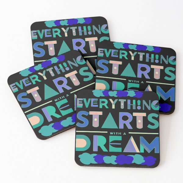 Item preview, Everything starts with a dream designed and sold by Stefrait-7.