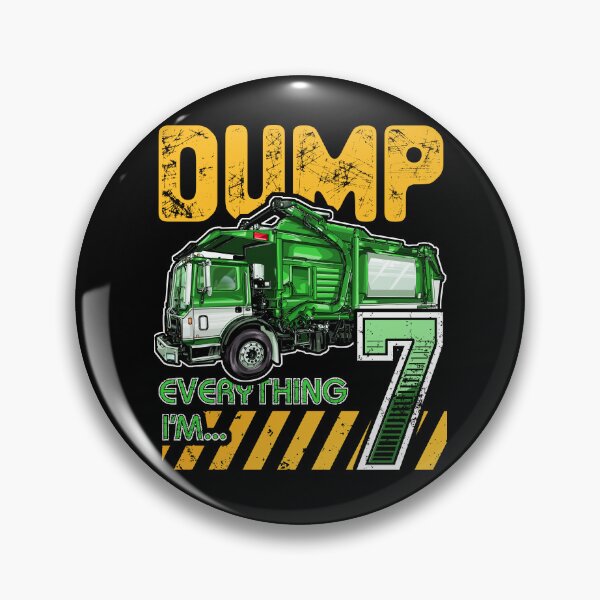 Item preview, Garbage Truck Birthday 7 Funny Trash Truck Party designed and sold by JRRTs.