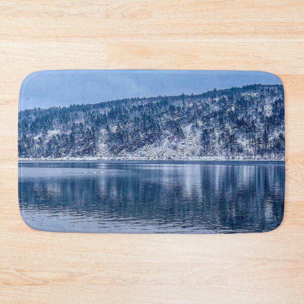 Item preview, Devils Lake Winter Swans – Wisconsin Nature Photography Print designed and sold by aadventures.