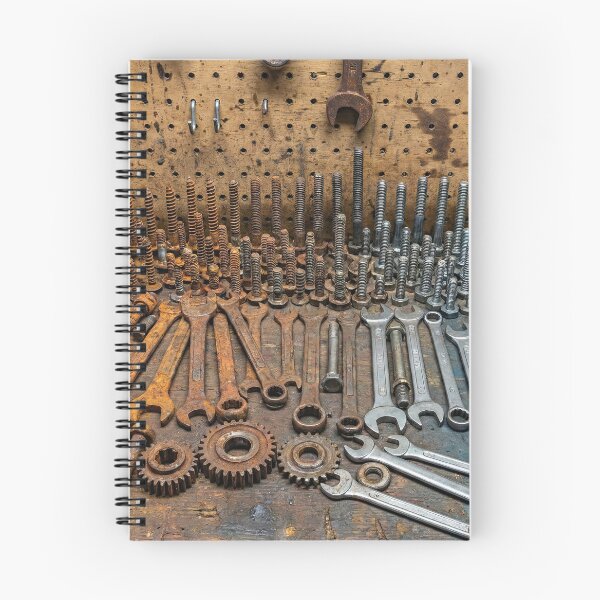Item preview, Grandpa's Workshop - Rusty Tools Knolling designed and sold by SavinMercantile.