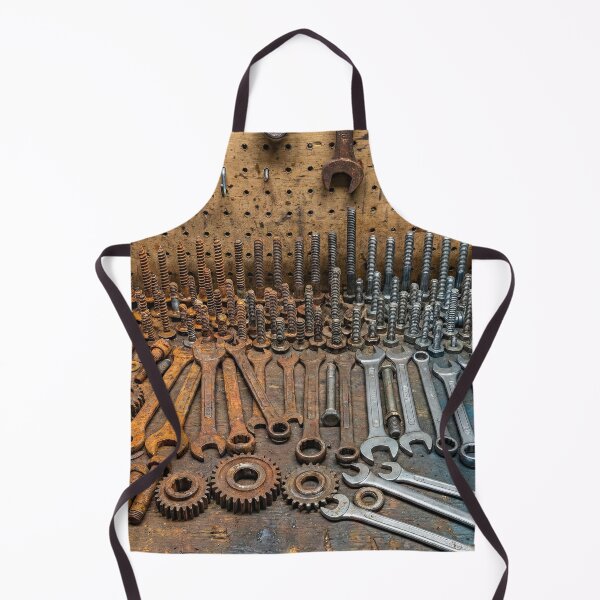Item preview, Grandpa's Workshop - Rusty Tools Knolling designed and sold by SavinMercantile.