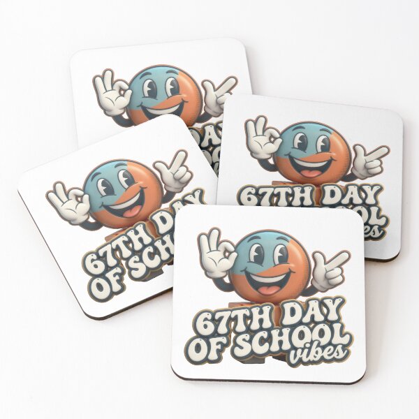 Item preview, 67th Day of School Vibes - Groovy 90s aesthetic designed and sold by w66aboo.