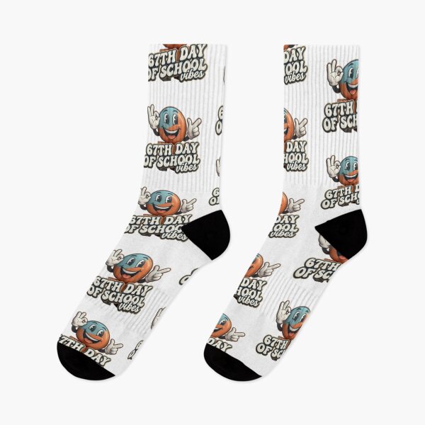 Item preview, 67th Day of School Vibes - Groovy 90s aesthetic designed and sold by w66aboo.