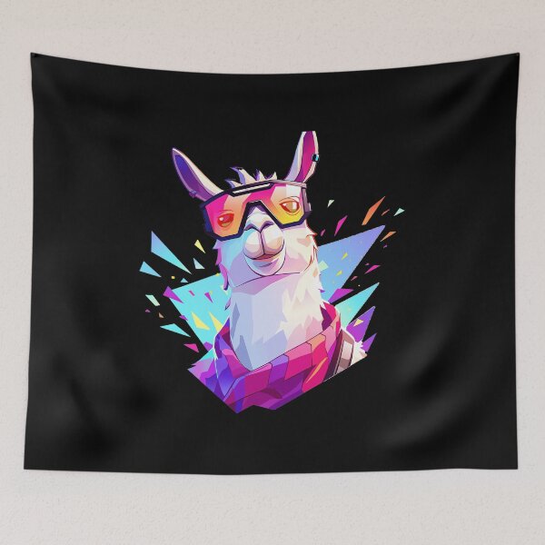 Artikelvorschau, Fortnite Weißes Lama mit orangefarbener Sonnenbrille entworfen und verkauft von Muaythai1x3ac.