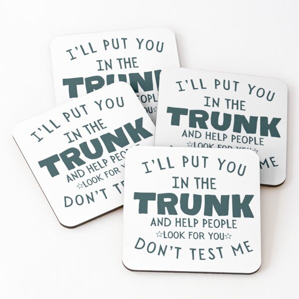 Item preview, Sarcastic Threats, Funny Saying designed and sold by DesignDenDo ⭐⭐⭐⭐⭐.