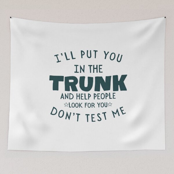 Item preview, Sarcastic Threats, Funny Saying designed and sold by DesignDenDo ⭐⭐⭐⭐⭐.