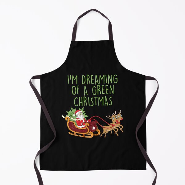 Item preview, Green Christmas Santa Sleigh Ride designed and sold by DesignsDominus.