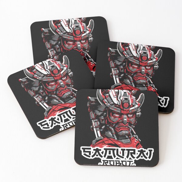 Item preview, Red Black Mecha Samurai designed and sold by Lineer22.
